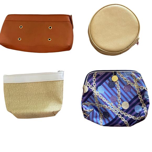 Estee Lauder Cosmetic Bag Lot of 4 Makeup Travel Pouches EUC - Picture 2 of 9